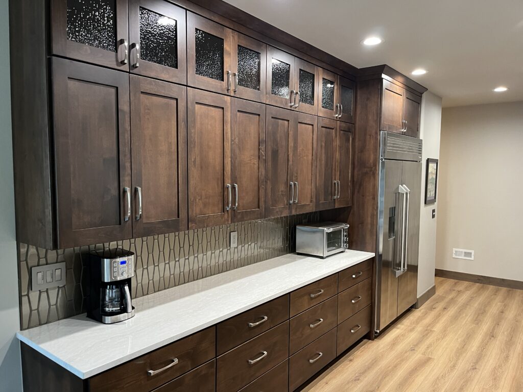 New Cabinets installed for a kitchen in Vail