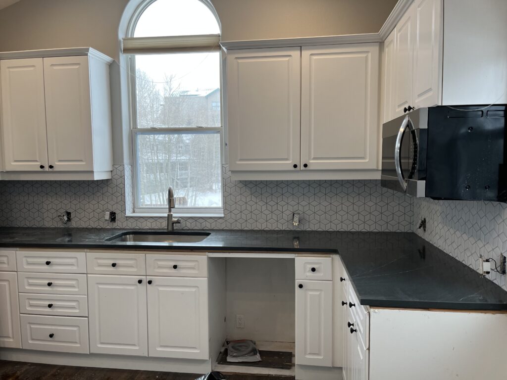 Dillon Colorado Kitchen Remodel project (new cabinets and counter)