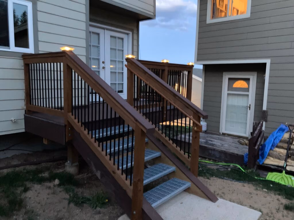 Deck installation in Summit county